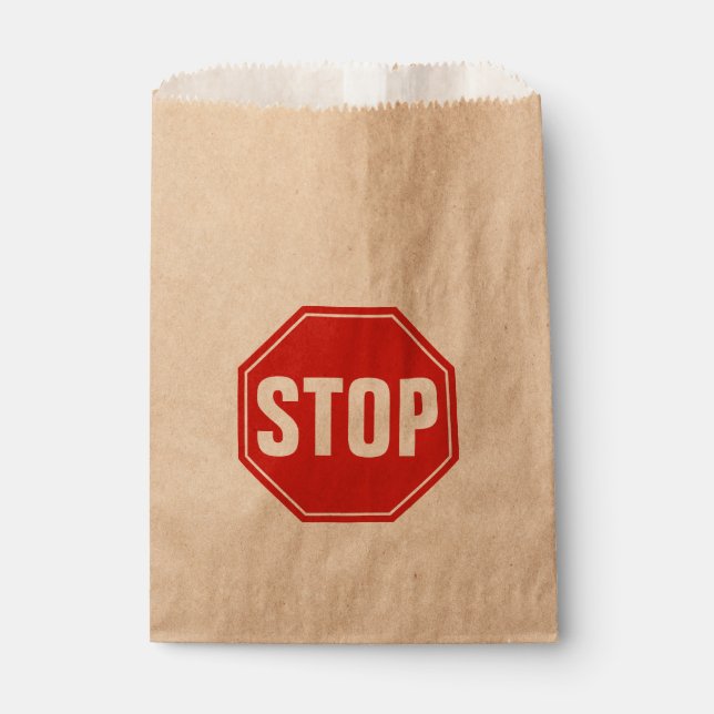 STOPP-Signatur Geschenktütchen (Vorderseite)