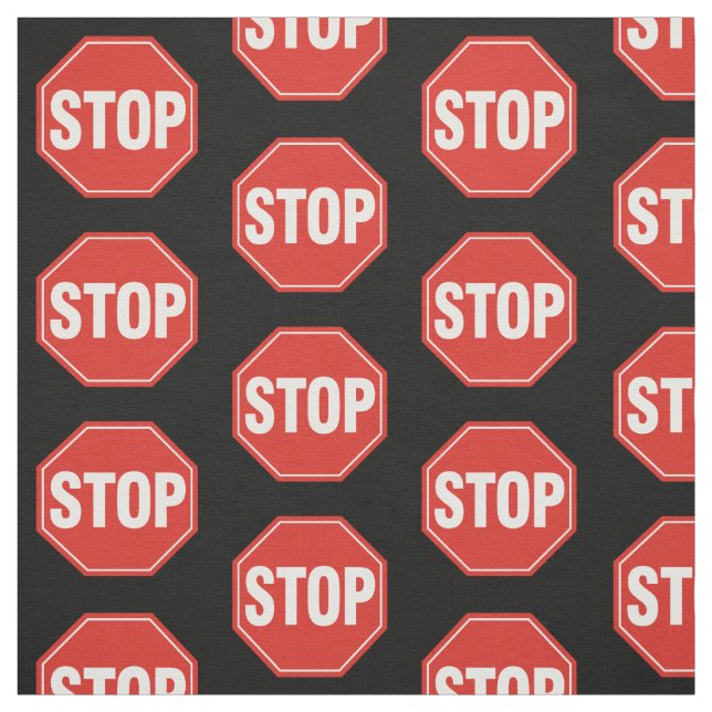 STOPP-Signatur Stoff (Muster)