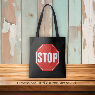STOPP-Signatur Tasche
