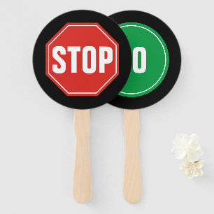 STOPP und GO-Signierung Fächer