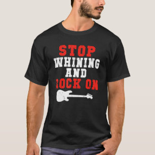 Stopp Walzen und Rock on Rock and Roll Rocker T-Shirt