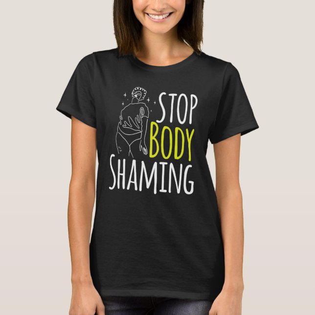 Stoppen des Shamings am Ende des Bildschirms T-Shirt (Vorderseite)
