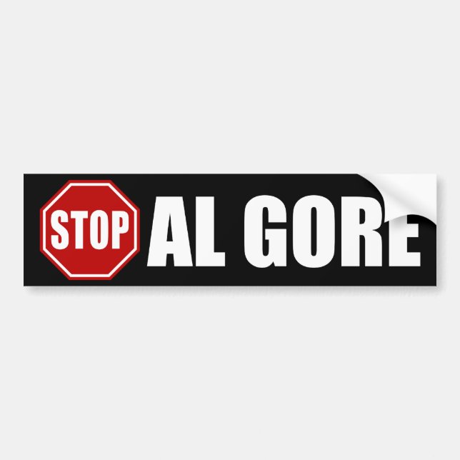 Stoppen Sie Al Gore Autoaufkleber (Vorne)