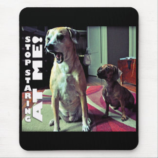 Stoppen Sie anzustarren Mousepad