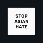 Stoppen Sie Asiatisches Hass, Schwarz-weiße Leinwa Leinwanddruck<br><div class="desc">Stoppt das asiatische Hass, Schwarz-weiße Canvas Print Sign Stoppt die Gewalt gegen asiatische Menschen, Stopp Covid 19 Corona Virus Hassverbrechen</div>