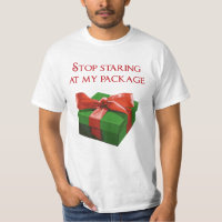 Stoppen Sie auf meinem Paket Weihnachten Geschenk