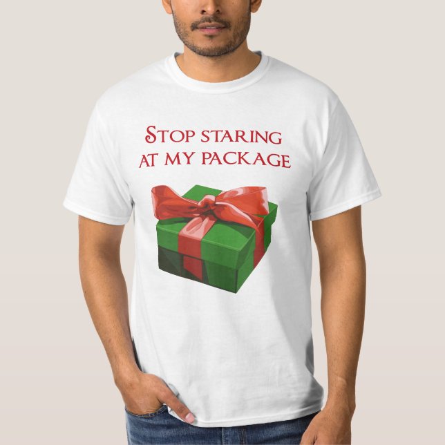 Stoppen Sie auf meinem Paket Weihnachten Geschenk T-Shirt (Vorderseite)