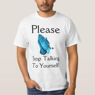 Stoppen Sie bitte, mit selbst atheistischen T - T-Shirt