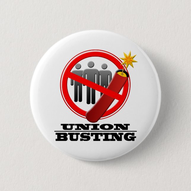 Stoppen Sie das Gewerkschafts-Sprengen Button (Vorderseite)