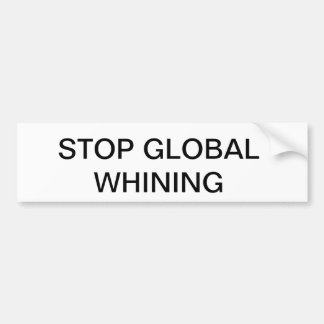 STOPPEN SIE DAS GLOBALE JAMMERN AUTOAUFKLEBER