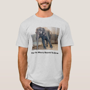 Stoppen Sie den Elends-Boykott der Zirkus T-Shirt