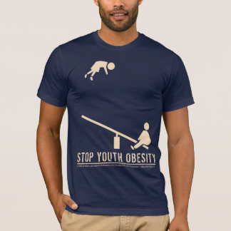 Stoppen Sie die Jugend-Korpulenz (klar) T-Shirt