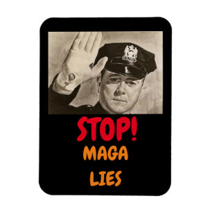 Stoppen Sie die Rede, bearbeiten Sie den Textmagne Magnet