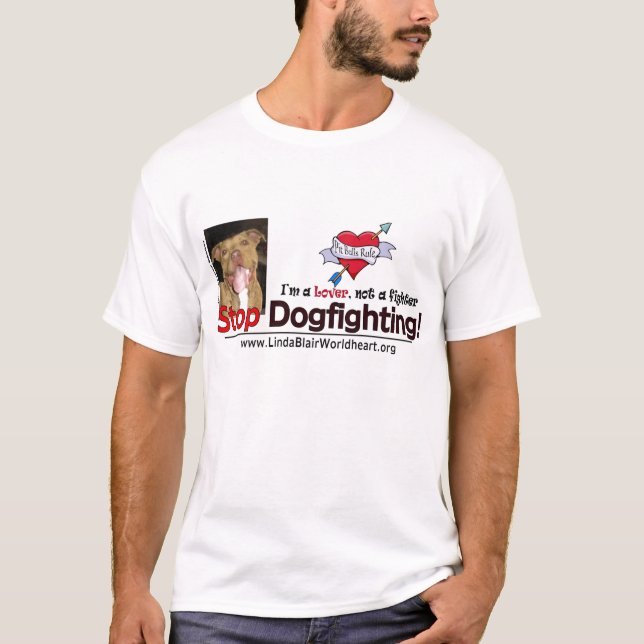 Stoppen Sie Dogfighting begrenztes T-Shirt (Vorderseite)