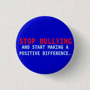 Stoppen Sie einzuschüchtern - Tyranne-Don't Button