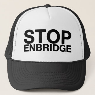 Stoppen Sie Enbridge T - Shirt, Truckerkappe