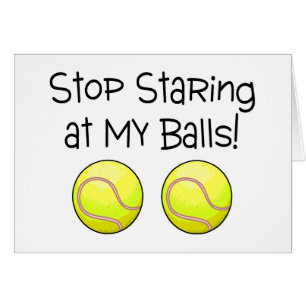 Stoppen Sie, entlang meiner Ball-Tennisbälle