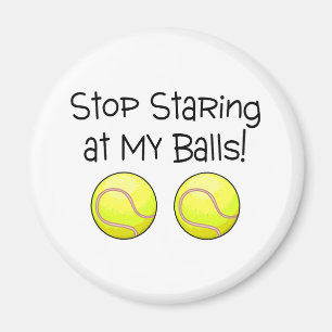 Stoppen Sie, entlang meiner Ball-Tennisbälle Magnet