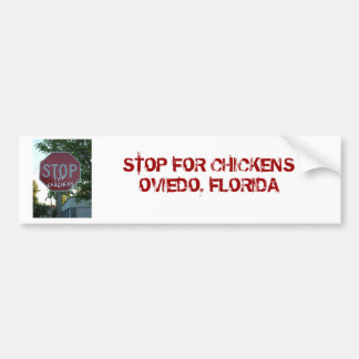 Stoppen Sie für Huhn-Autoaufkleber Autoaufkleber