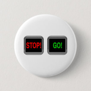 Stoppen Sie gehen Button