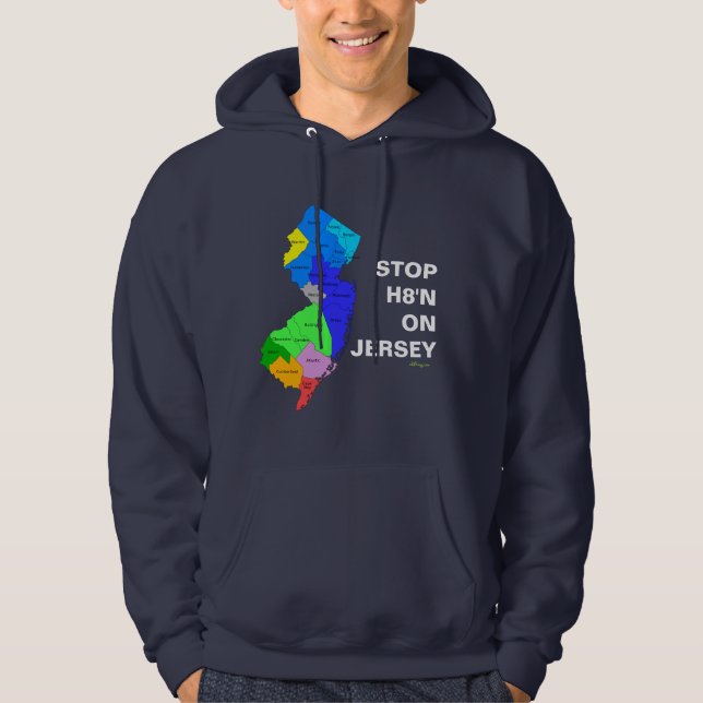 STOPPEN Sie H8'N AUF JERSEYHoodie Hoodie (Vorderseite)