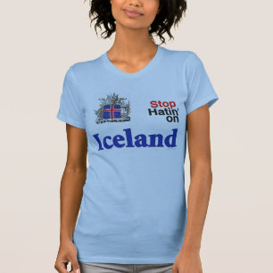 Stoppen Sie Hatin auf dem T - Shirt Island-Frauen