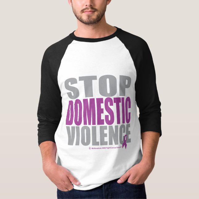 Stoppen Sie inländische Gewalt T-Shirt (Vorderseite)