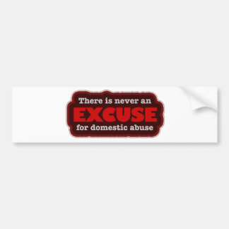 Stoppen Sie inländischen Missbrauch - es gibt Autoaufkleber