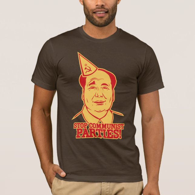 Stoppen Sie kommunistischen Partys-T - Shirt (Vorderseite)
