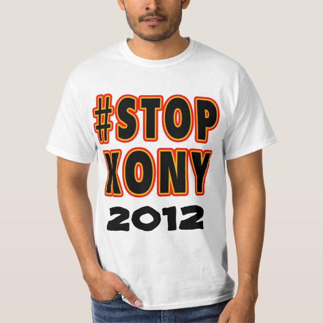 STOPPEN SIE KONY!  #STOPKONY Uganda-T-Shirt T-Shirt (Vorderseite)