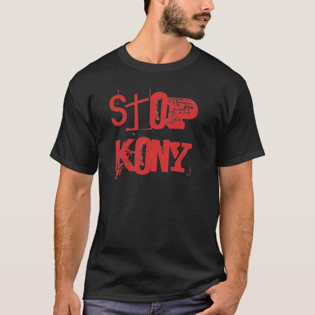 Stoppen Sie Kony Uganda T-Shirt (Vorderseite)