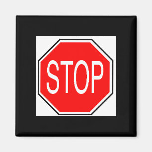 Stoppen Sie Magneten Magnet