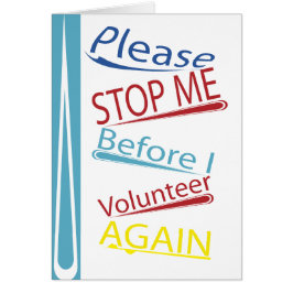 Stoppen Sie mich bitte, bevor ich mich wieder