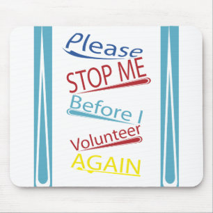 Stoppen Sie mich bitte, bevor ich mich wieder Mousepad