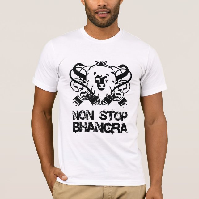 Stoppen Sie nicht Bhnagra Logo (Klassiker - Mann) T-Shirt (Vorderseite)
