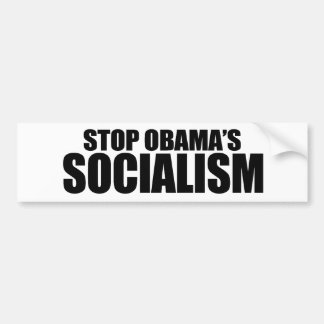 STOPPEN SIE OBAMA-SOZIALISMUS AUTOAUFKLEBER