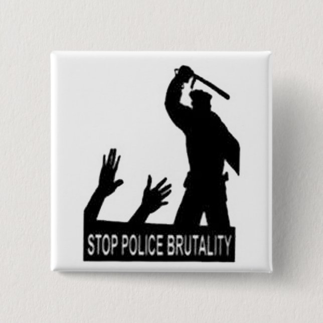 stoppen Sie Polizei-Brutalitätsknopf Button (Vorderseite)