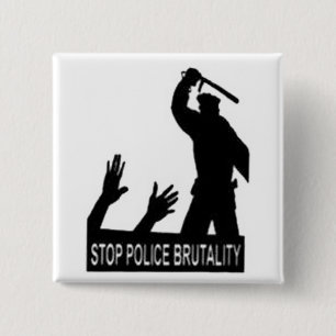 stoppen Sie Polizei-Brutalitätsknopf Button