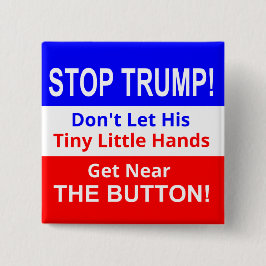 Stoppen Sie quadratischen Knopf des Trumpfs kleine Button