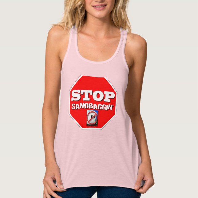 Stoppen Sie Sandbaggin Tank Top (Vorderseite)