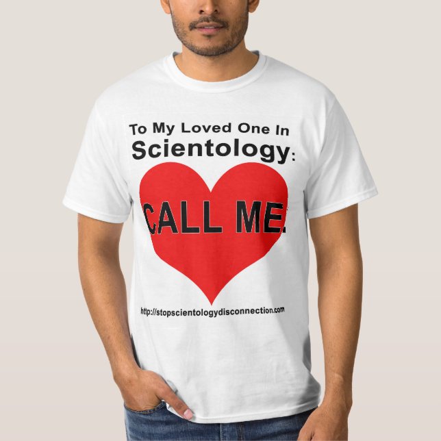stoppen Sie Scientology-Trennungs-T - Shirt (Vorderseite)