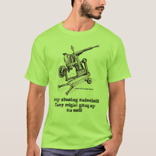 Stoppen Sie, Tiere zu missbrauchen!!! lustiger T - T-Shirt