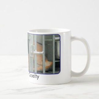 Stoppen Sie Tiergrausamkeits-Tasse Kaffeetasse