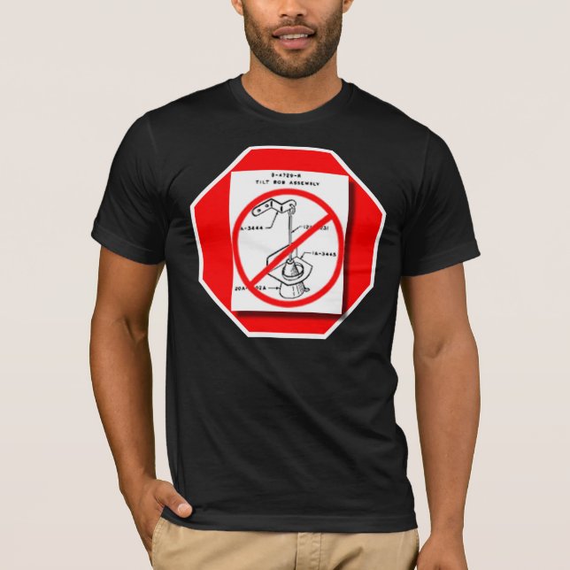 Stoppen Sie zu kippen T-Shirt (Vorderseite)