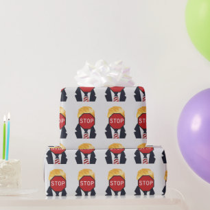 Stoppen von Trump Geschenkpapier