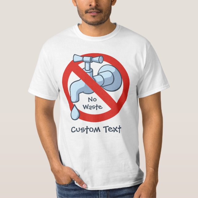 Stoppen von Wasserabfällen T-Shirt (Vorderseite)