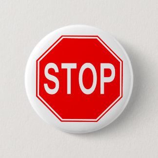 Stoppschild - Knopf Button