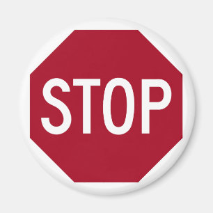 Stoppschild Magnet