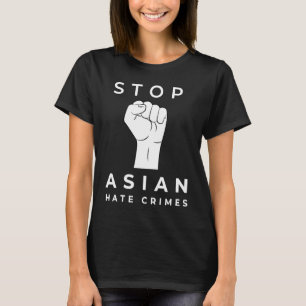 Stoppt asiatische Hassdelikte gegen das asiatische T-Shirt