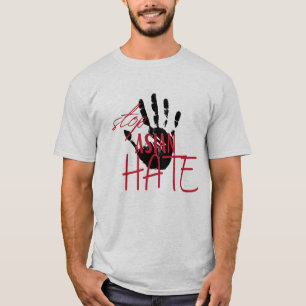 Stoppt asiatisches Hass T-Shirt